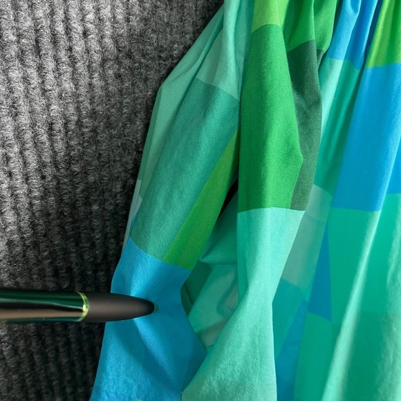 Plenty by Tracy Reese Dress Womens XS Midi Halter Smocked Check Plaid Preppy - Picture 6 of 13